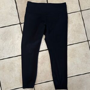 Lululemon Wunder Train High-Rise Ribbed Tight 25” Black size 12